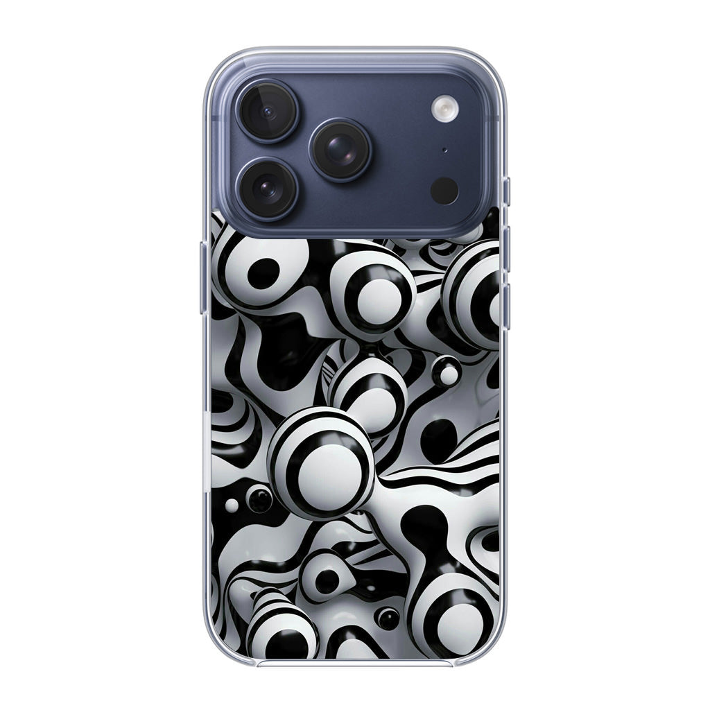 Abstract Art Black White iPhone 17 Pro / 17 Pro Max Case
