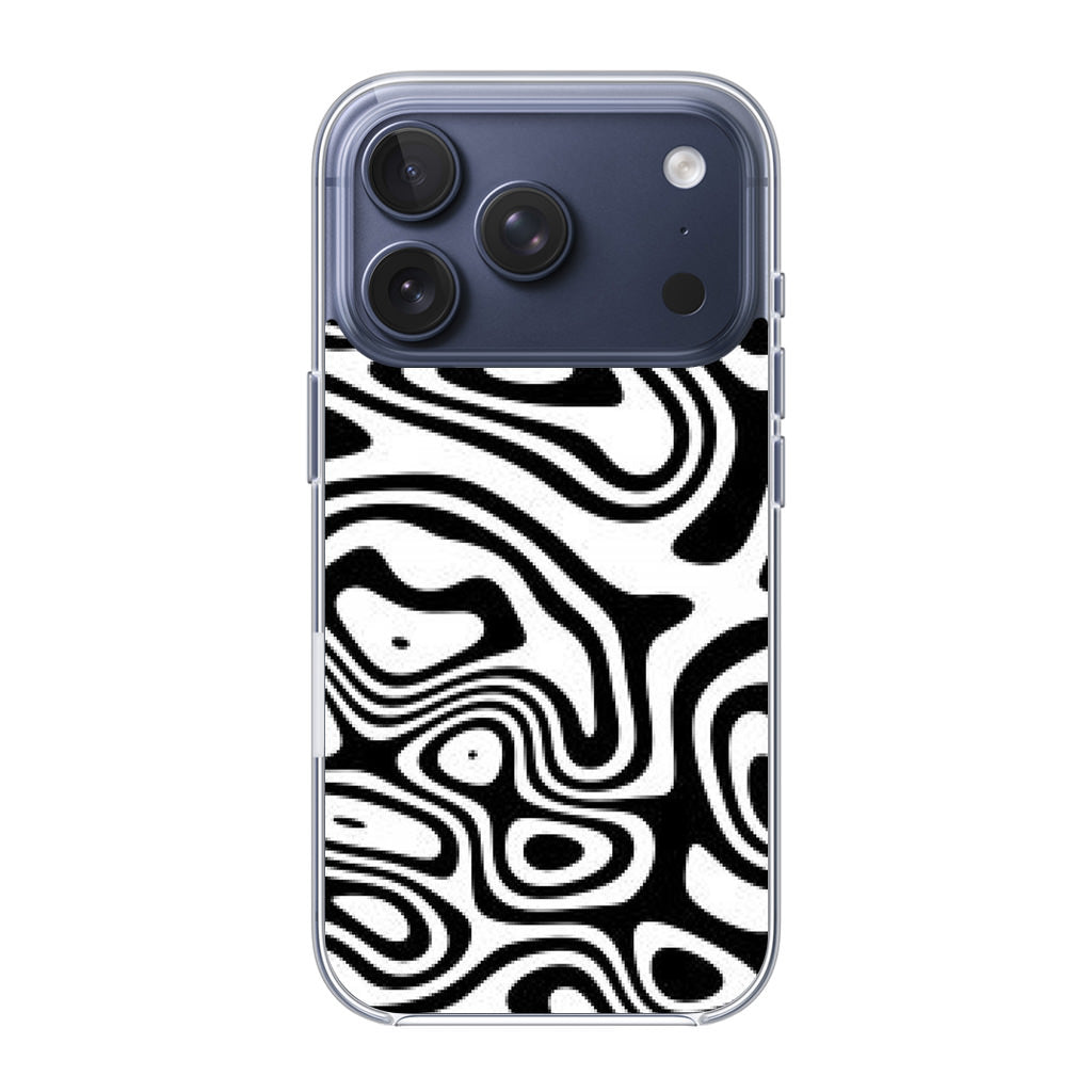 Abstract Black and White Background iPhone 17 Pro / 17 Pro Max Case