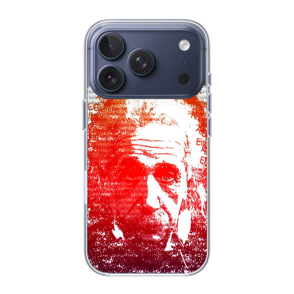 Albert Einstein Art iPhone 17 Pro / 17 Pro Max Case