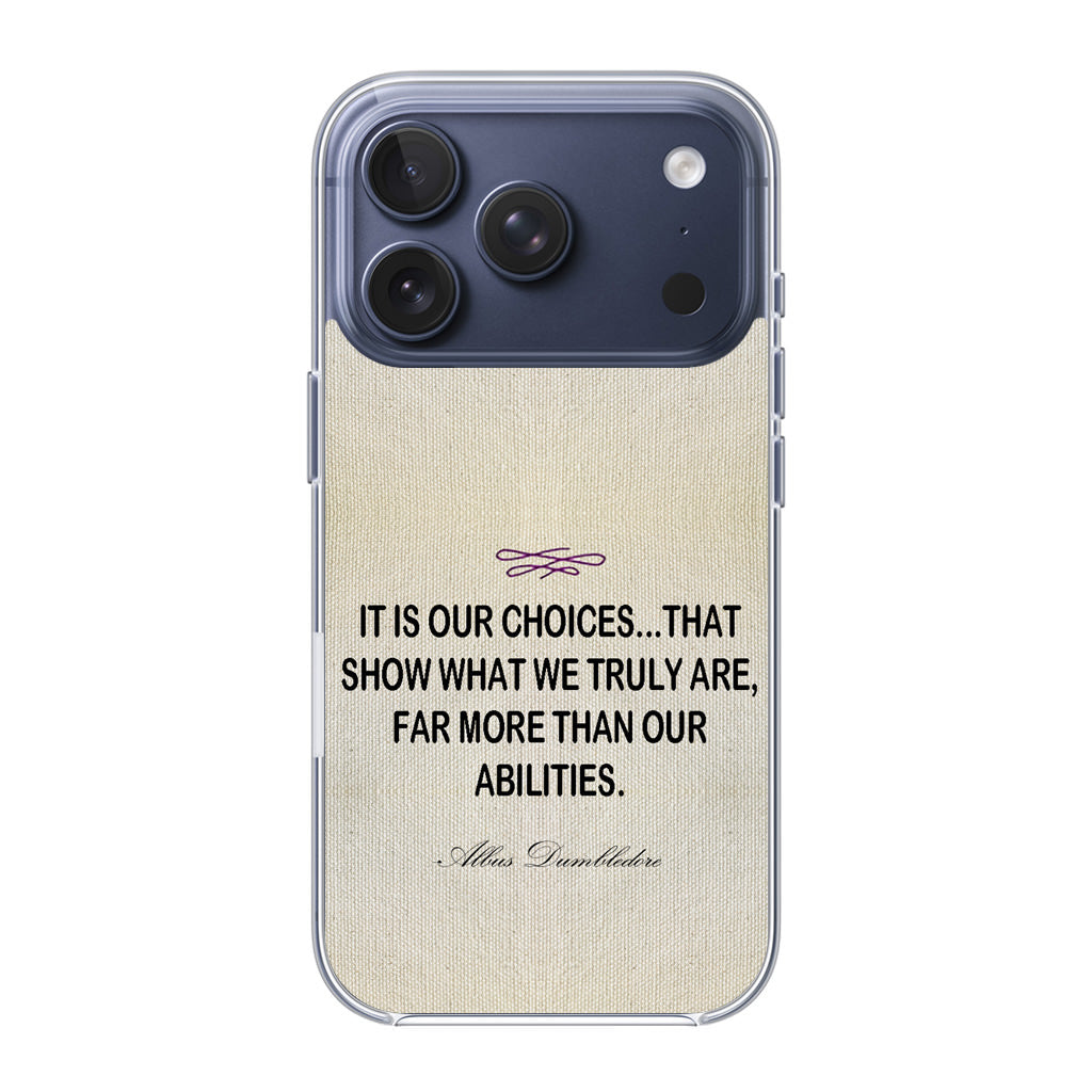 Albus Dumbledore Quote iPhone 17 Pro / 17 Pro Max Case