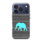 Aztec Elephant Turquoise iPhone 17 Pro / 17 Pro Max Case
