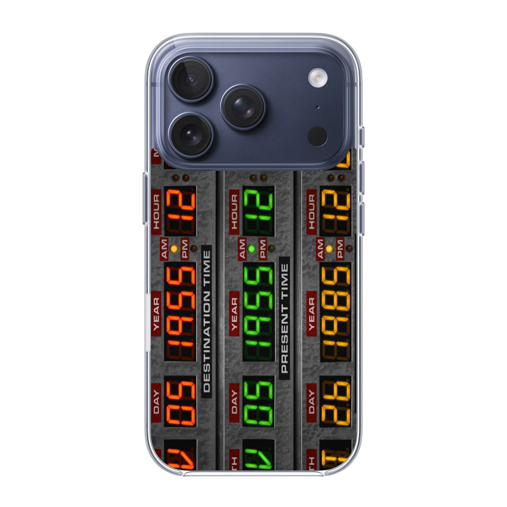 Back To The Future Time Circuits iPhone 17 Pro / 17 Pro Max Case