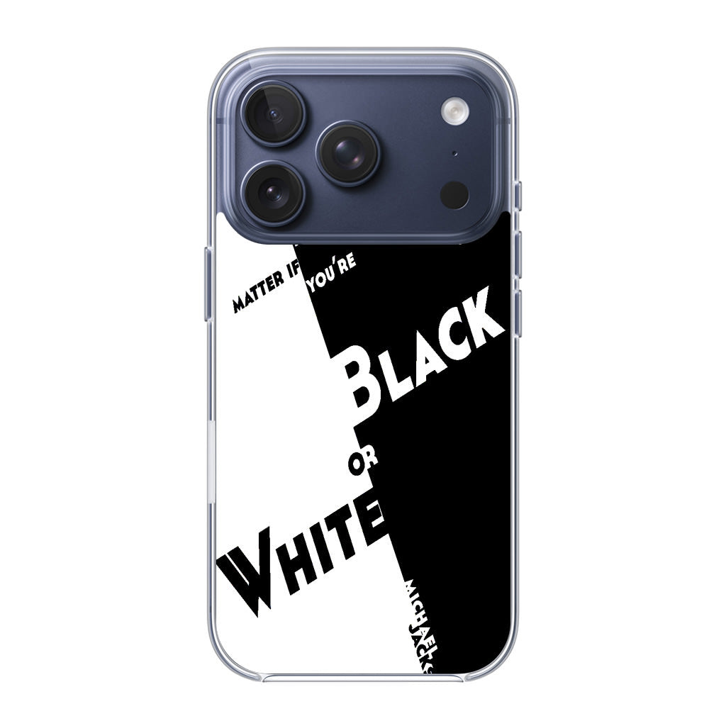 Black Or White Michael Jackson iPhone 17 Pro / 17 Pro Max Case