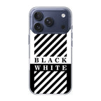 Black White Stripes iPhone 17 Pro / 17 Pro Max Case