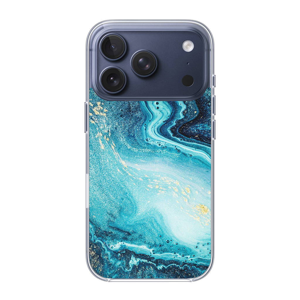 Blue Water Glitter iPhone 17 Pro / 17 Pro Max Case