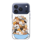 Cats on A Bowl iPhone 17 Pro / 17 Pro Max Case