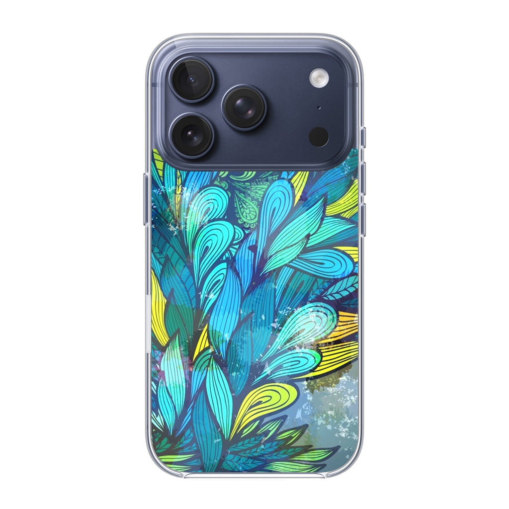 Colorful Art in Blue iPhone 17 Pro / 17 Pro Max Case