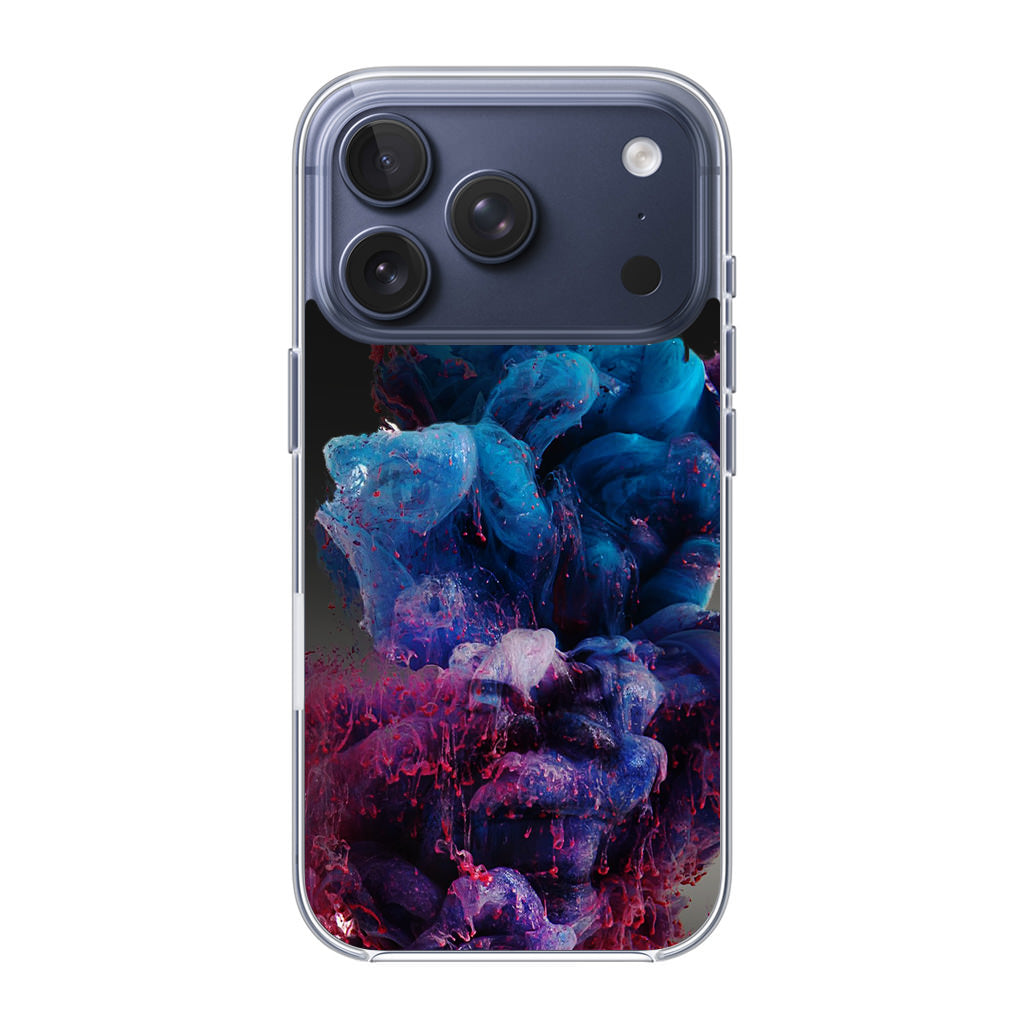 Colorful Dust Art on Black iPhone 17 Pro / 17 Pro Max Case