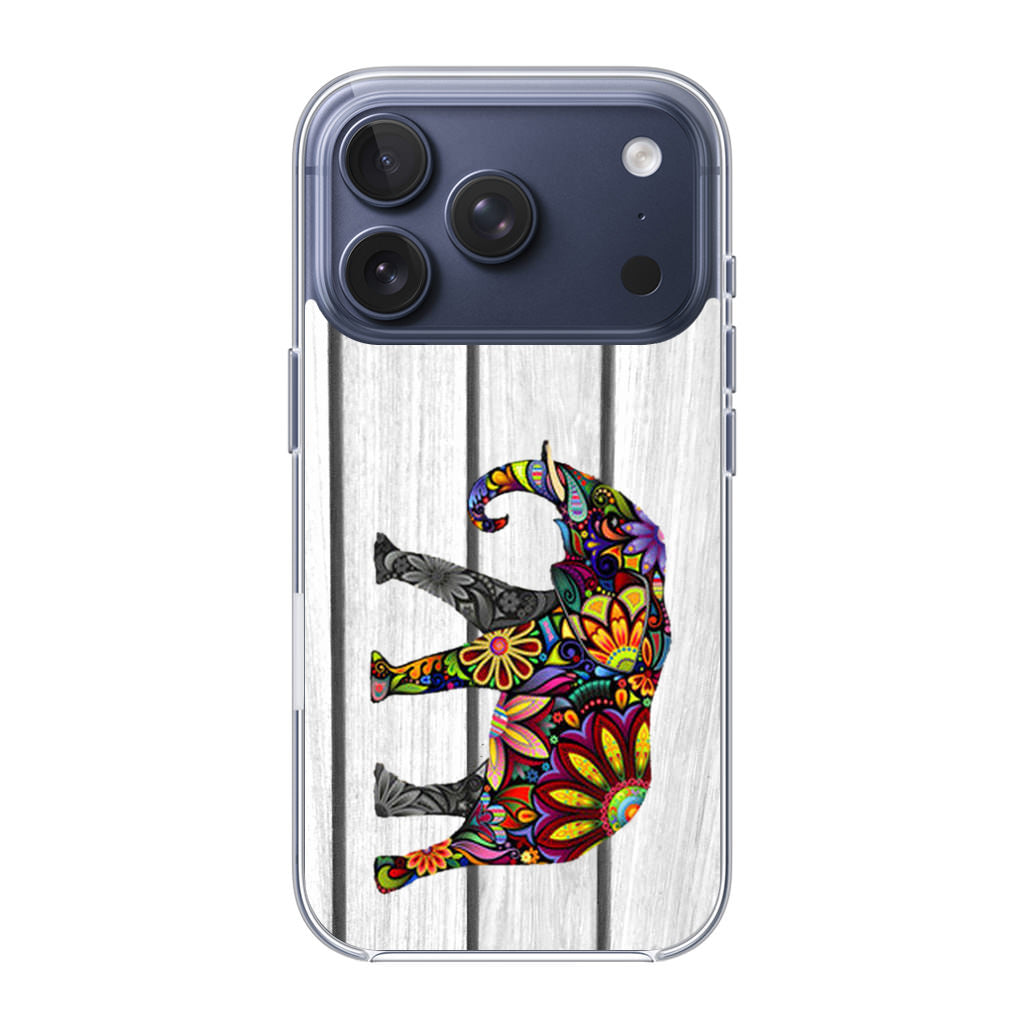 Colorful Elephant Flower iPhone 17 Pro / 17 Pro Max Case