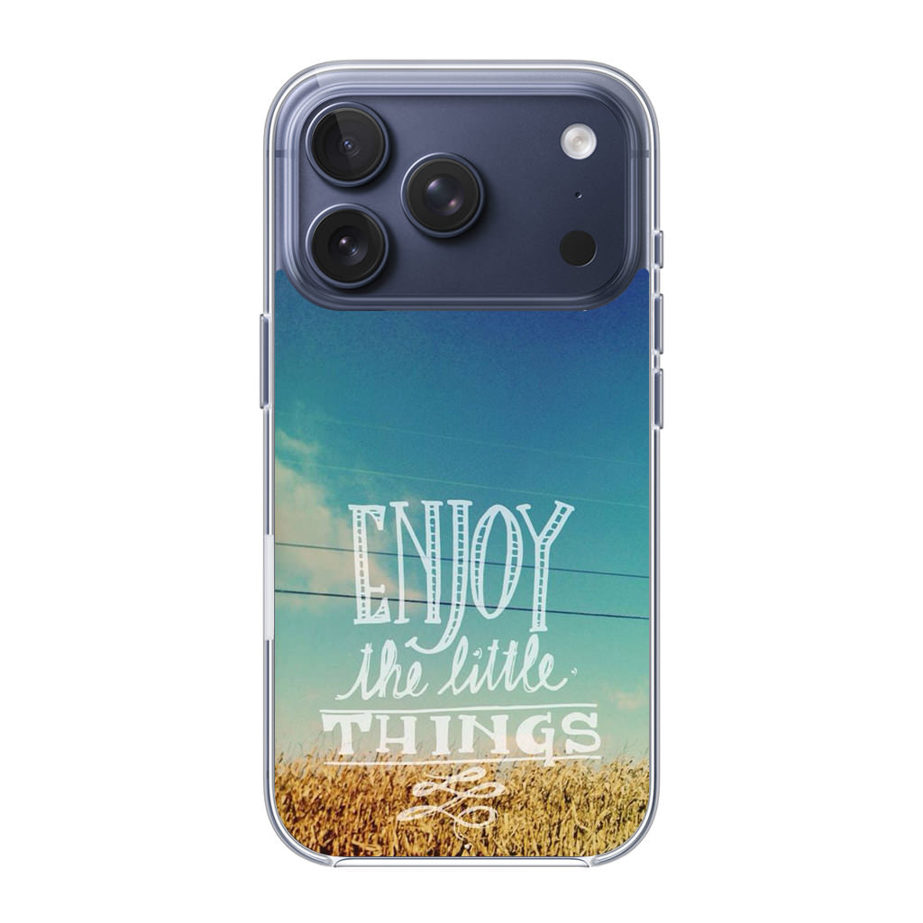 Enjoy The Little Things iPhone 17 Pro / 17 Pro Max Case