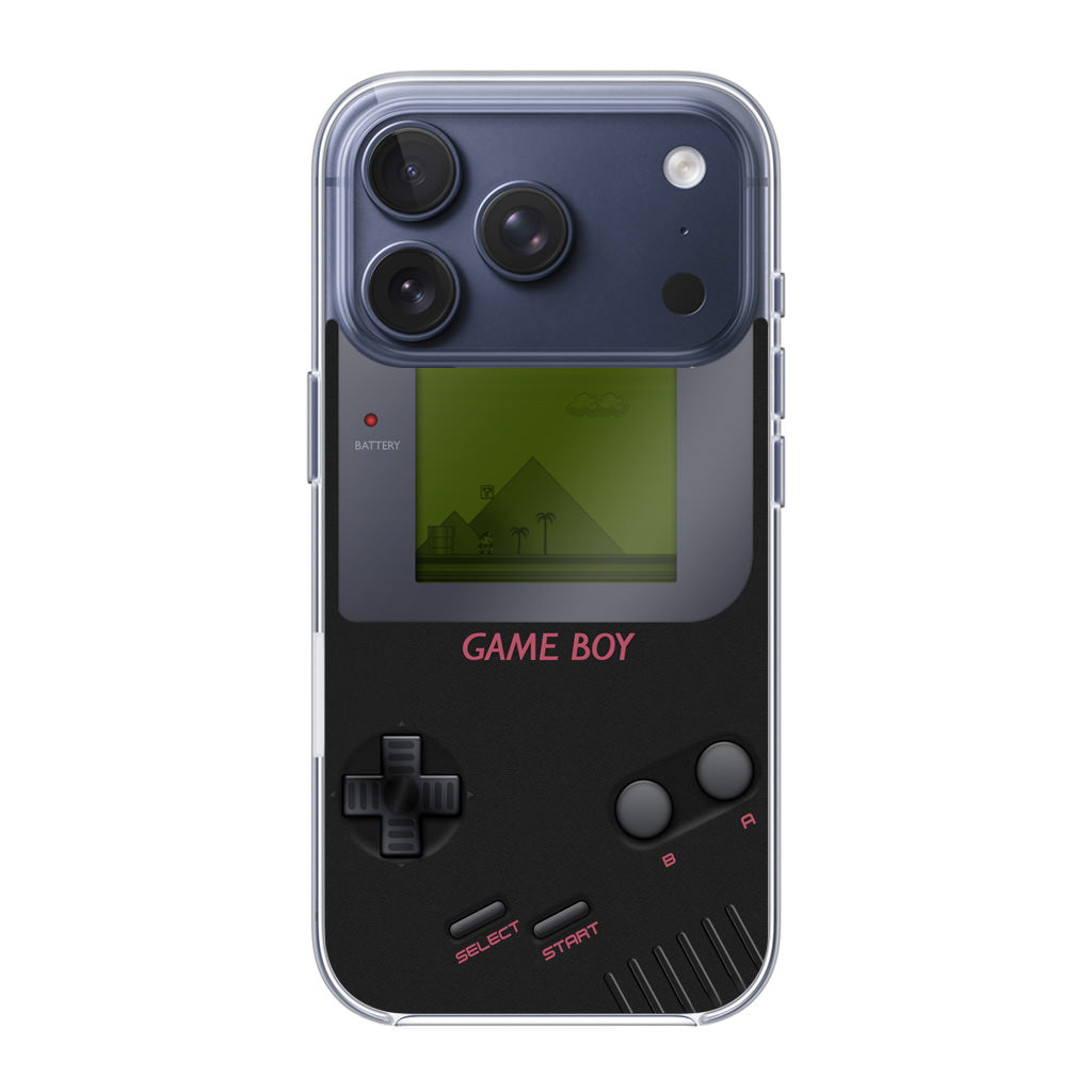Game Boy Black Model iPhone 17 Pro / 17 Pro Max Case