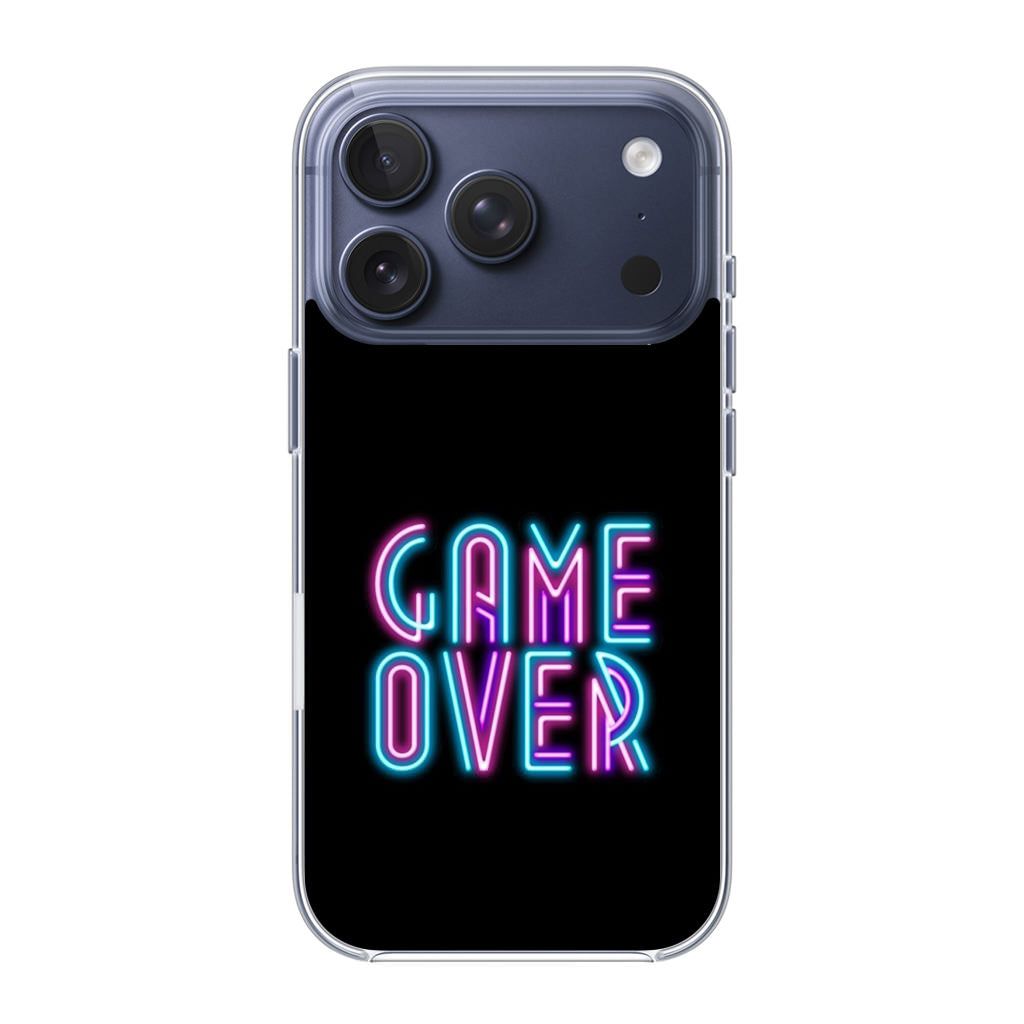 Game Over Neon iPhone 17 Pro / 17 Pro Max Case