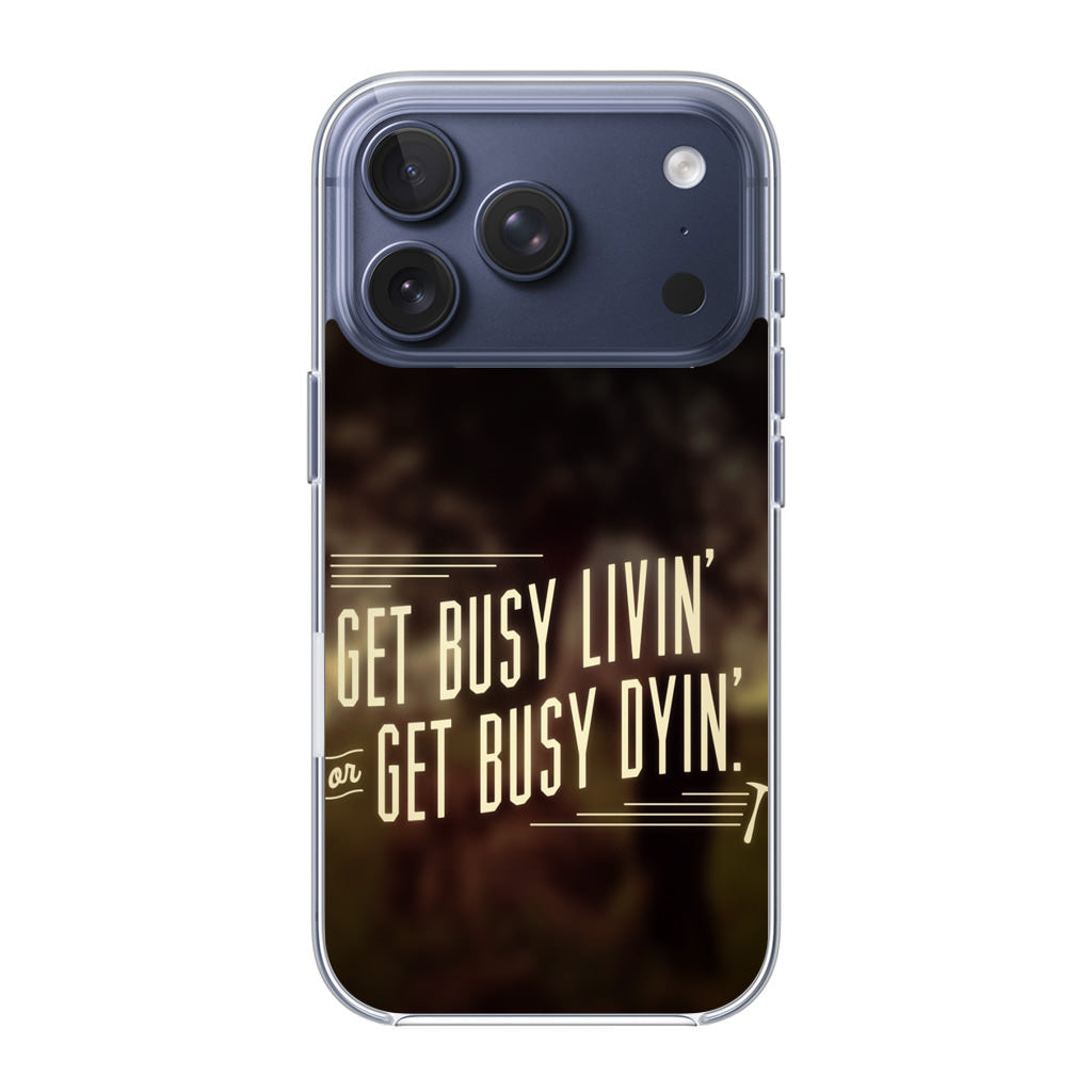Get Living or Get Dying iPhone 17 Pro / 17 Pro Max Case