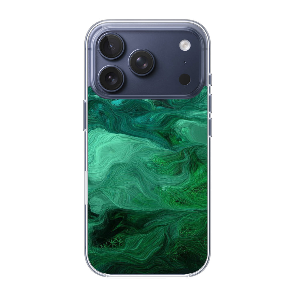 Green Abstract Art iPhone 17 Pro / 17 Pro Max Case