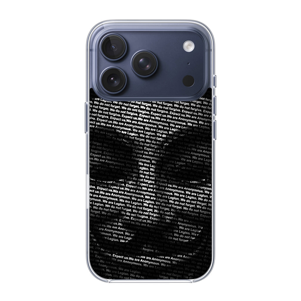 Guy Fawkes Mask Anonymous iPhone 17 Pro / 17 Pro Max Case