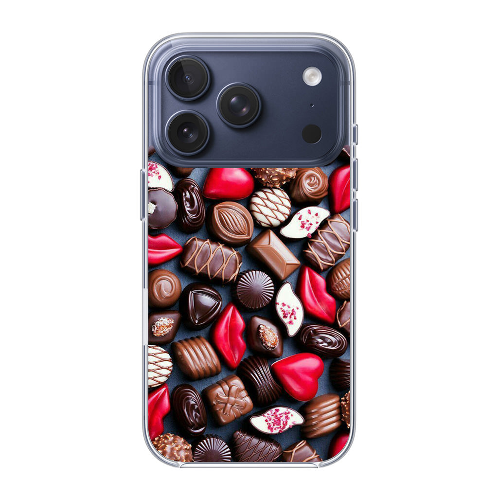 I Love Choco Pattern iPhone 17 Pro / 17 Pro Max Case