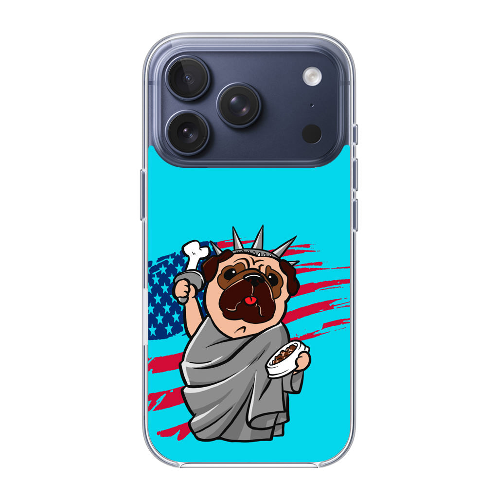 Independence Day Pug iPhone 17 Pro / 17 Pro Max Case