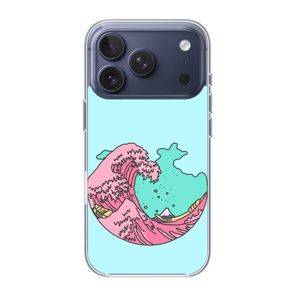 Japanese Pastel Wave iPhone 17 Pro / 17 Pro Max Case