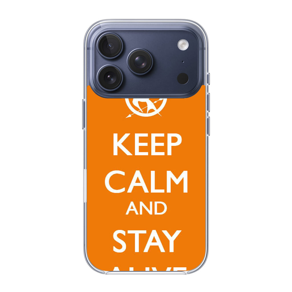 Keep Calm and Stay Alive iPhone 17 Pro / 17 Pro Max Case