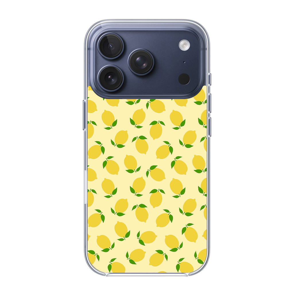 Lemons Fruit Pattern iPhone 17 Pro / 17 Pro Max Case