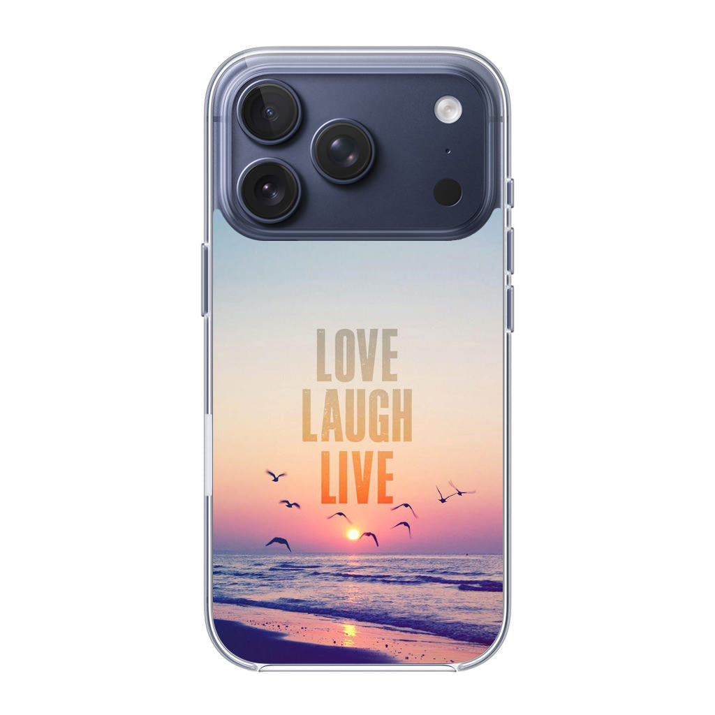 Love Laugh Live iPhone 17 Pro / 17 Pro Max Case