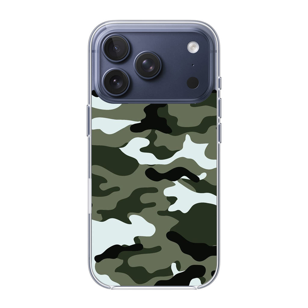 Military Green Camo iPhone 17 Pro / 17 Pro Max Case