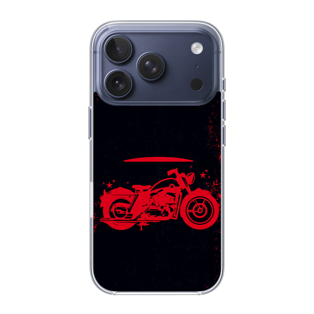 Motorcycle Red Art iPhone 17 Pro / 17 Pro Max Case
