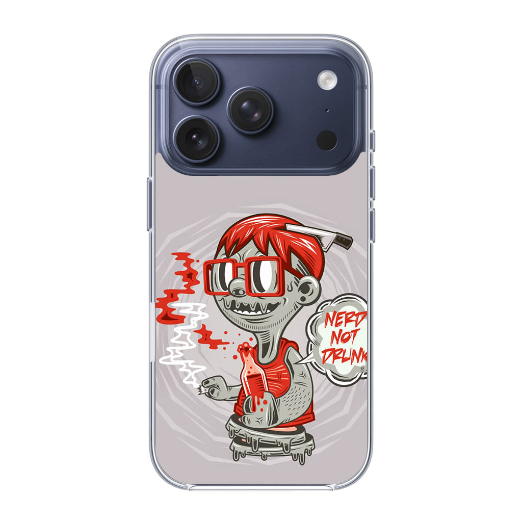 Nerd Not Drunk Zombie iPhone 17 Pro / 17 Pro Max Case