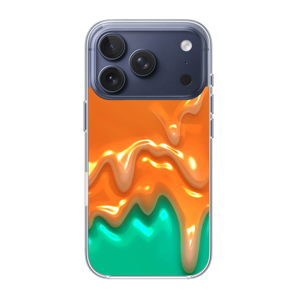 Orange Paint Dripping iPhone 17 Pro / 17 Pro Max Case