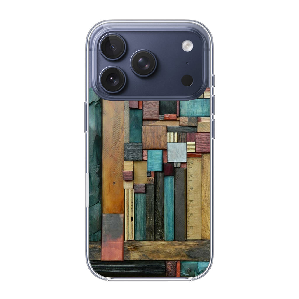 Painted Abstract Wood Sculptures iPhone 17 Pro / 17 Pro Max Case