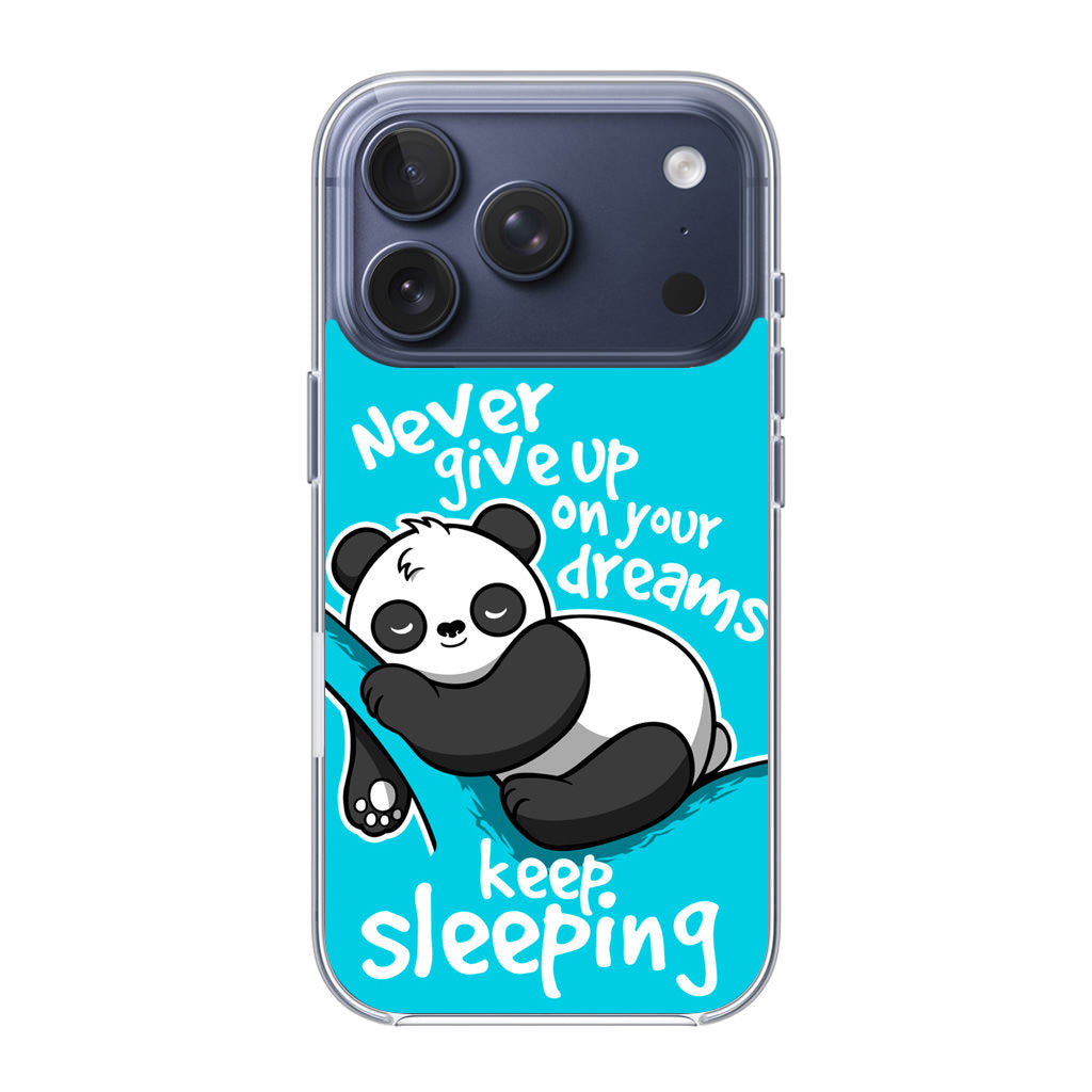 Panda Keep Sleeping iPhone 17 Pro / 17 Pro Max Case
