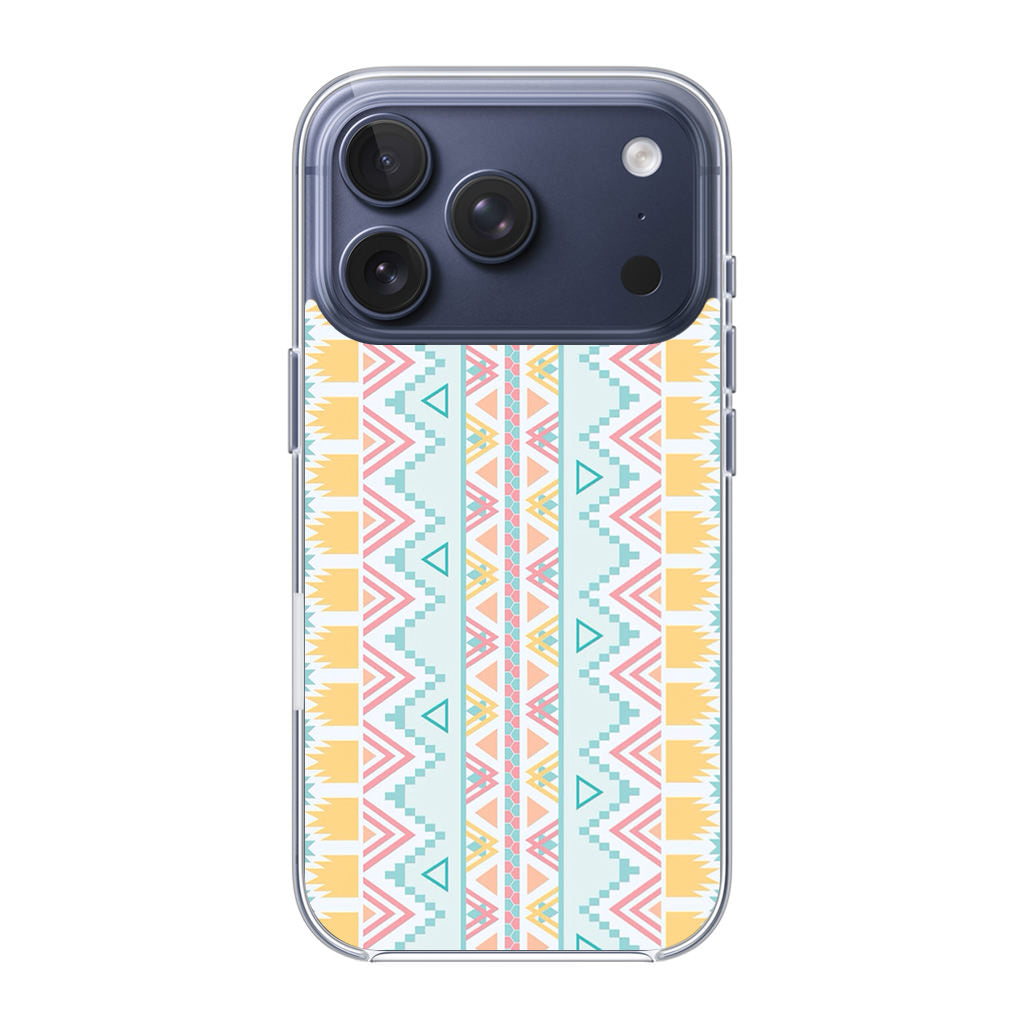Peach Aztec Pattern iPhone 17 Pro / 17 Pro Max Case