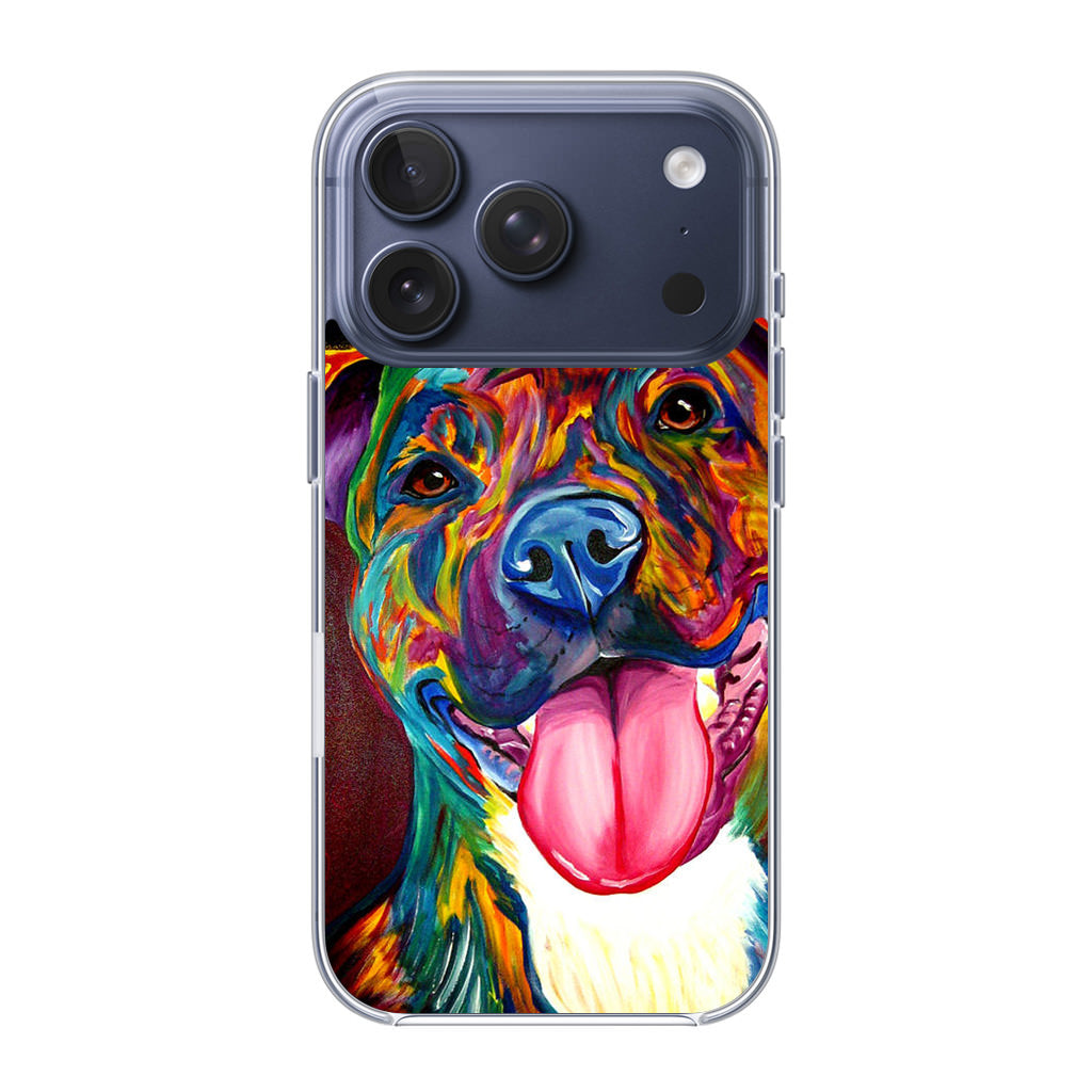 Pitbull Painting Art iPhone 17 Pro / 17 Pro Max Case