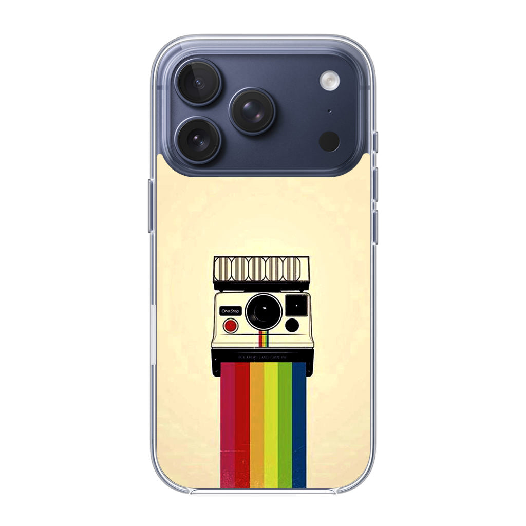 Polaroid Camera Colorful Rainbow iPhone 17 Pro / 17 Pro Max Case