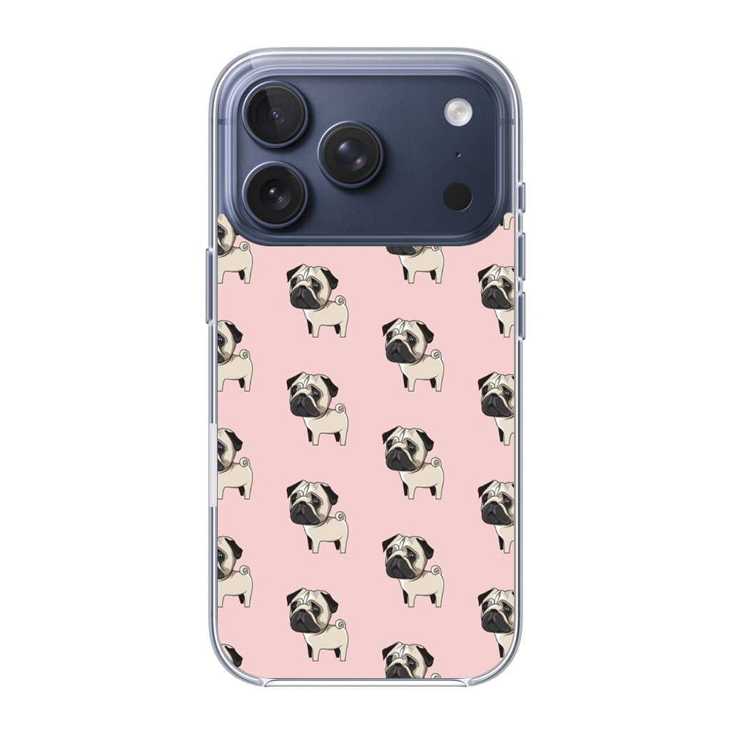 Pugs Pattern iPhone 17 Pro / 17 Pro Max Case