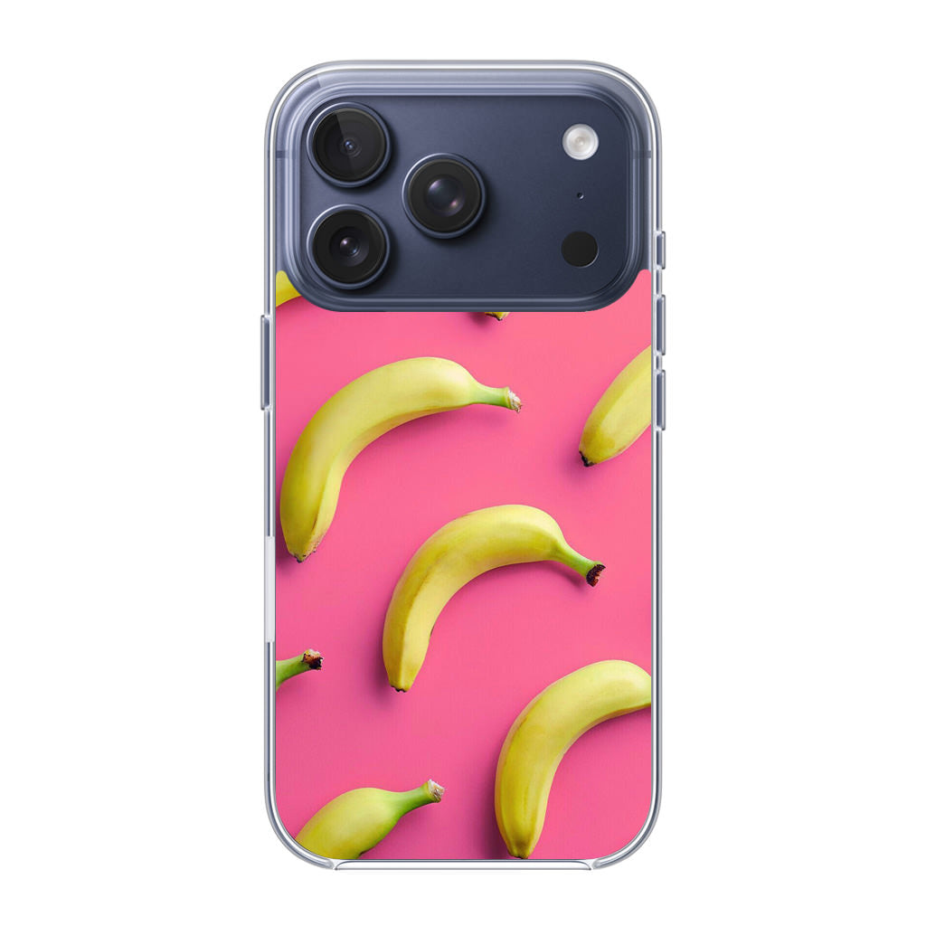 Real Bananas Fruit Pattern iPhone 17 Pro / 17 Pro Max Case