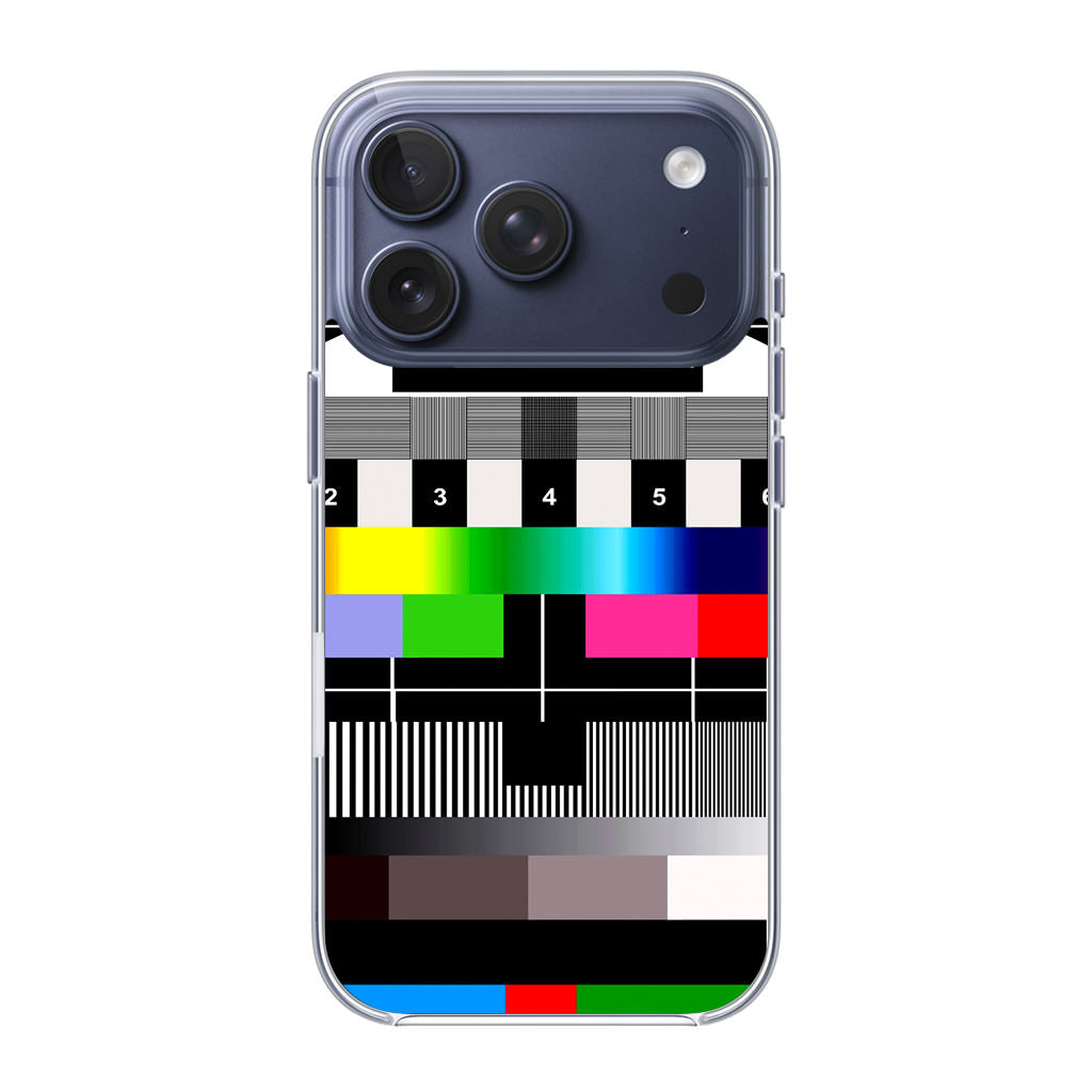 Scheme Pause TV Colorful Mesh iPhone 17 Pro / 17 Pro Max Case