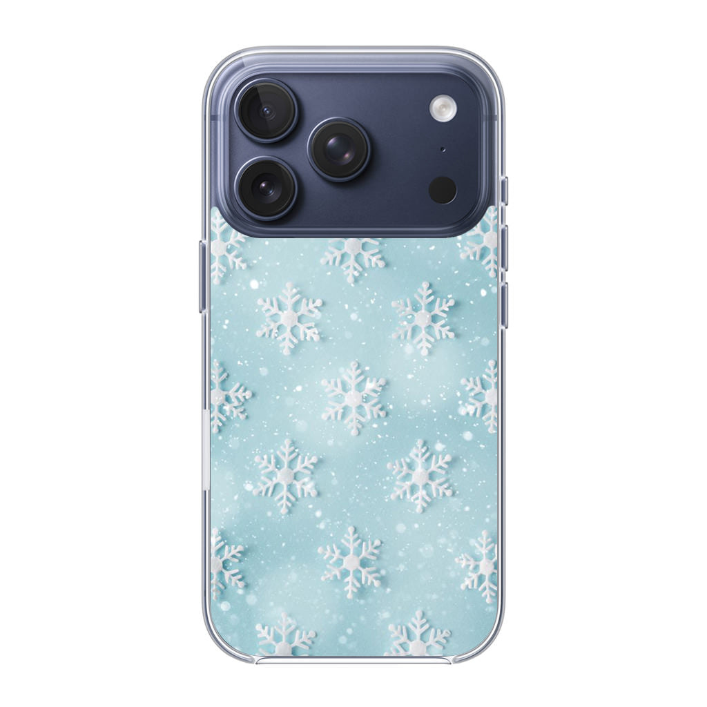 Snowflakes Pattern iPhone 17 Pro / 17 Pro Max Case