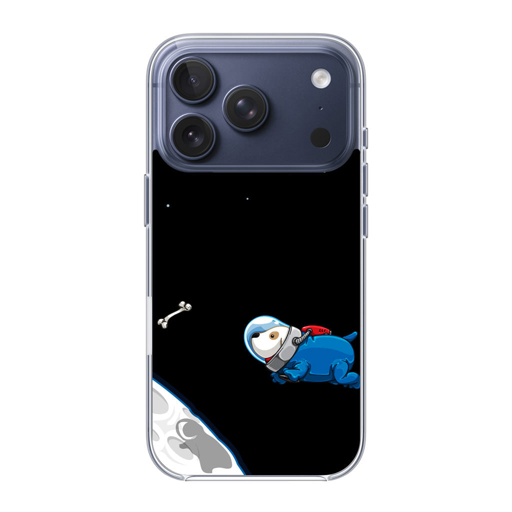 Space Dog Chasing A Bone iPhone 17 Pro / 17 Pro Max Case