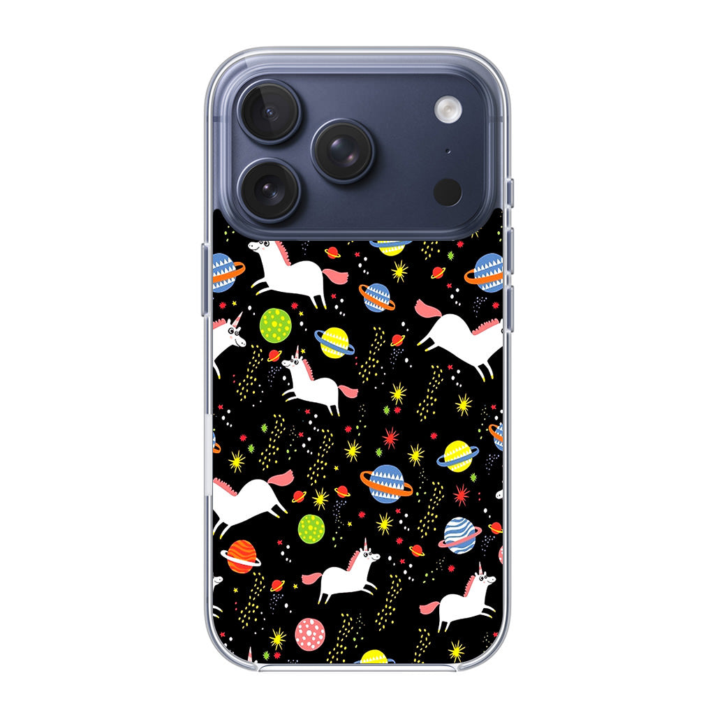 Space Unicorn Pattern iPhone 17 Pro / 17 Pro Max Case