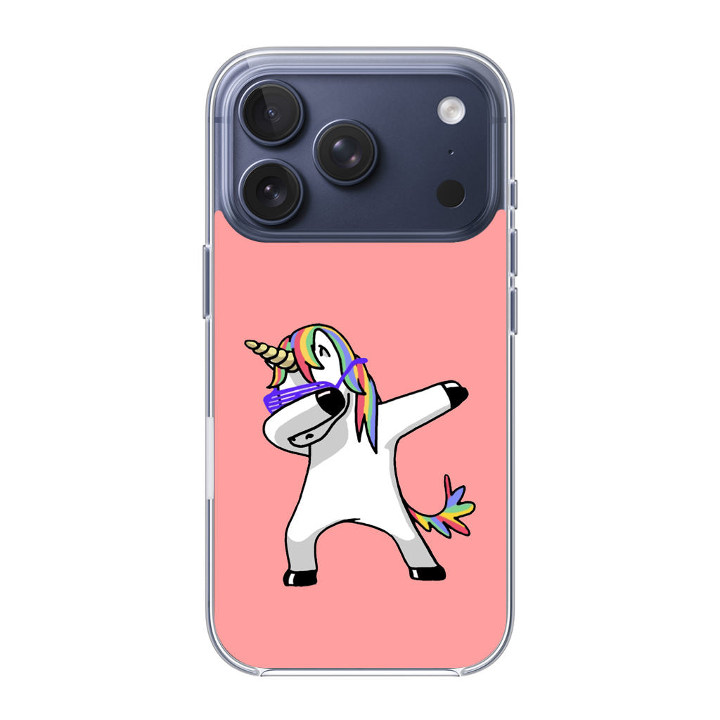 Unicorn Dabbing Pink iPhone 17 Pro / 17 Pro Max Case