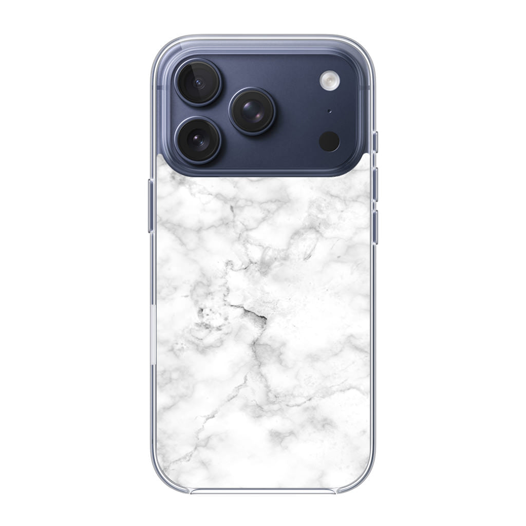 White Marble iPhone 17 Pro / 17 Pro Max Case
