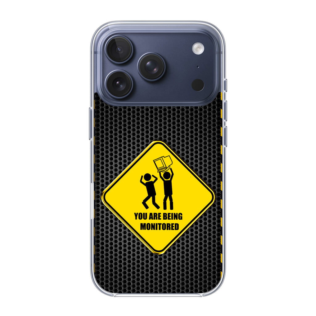 You Are Being Monitored iPhone 17 Pro / 17 Pro Max Case