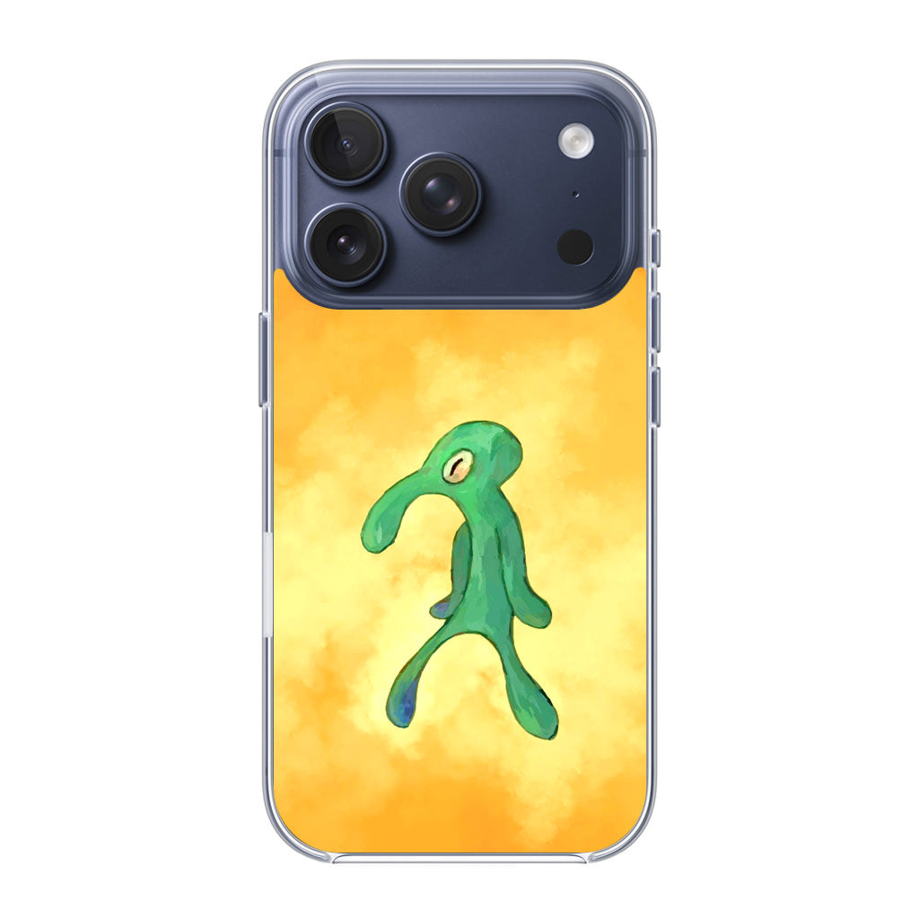 Bold and Brash Squidward Painting iPhone 17 Pro / 17 Pro Max Case