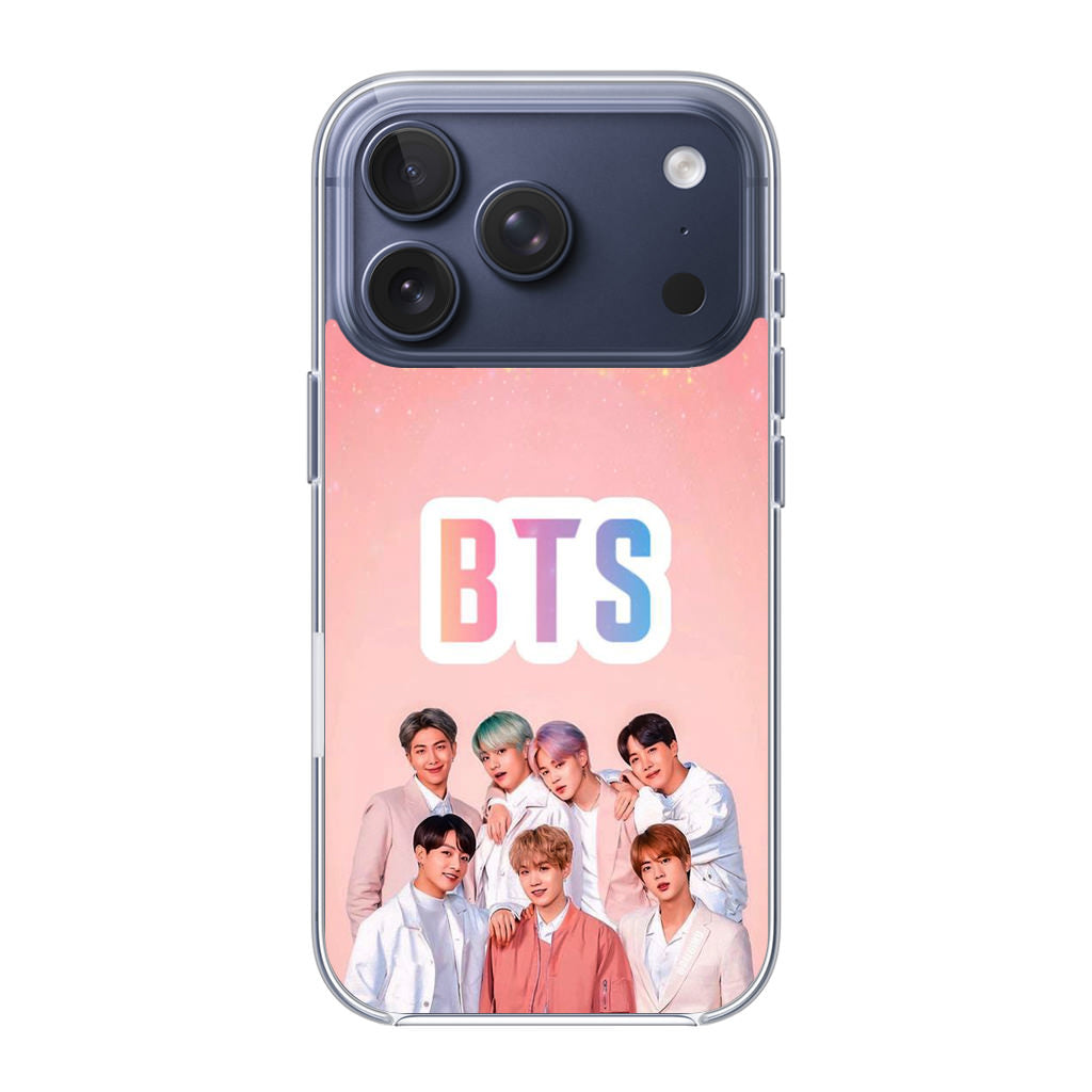BTS Member in Pink iPhone 17 Pro / 17 Pro Max Case