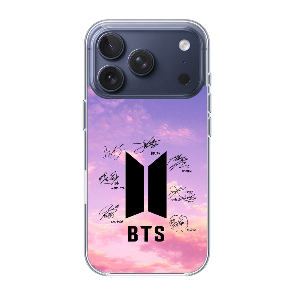 BTS Signature 2 iPhone 17 Pro / 17 Pro Max Case