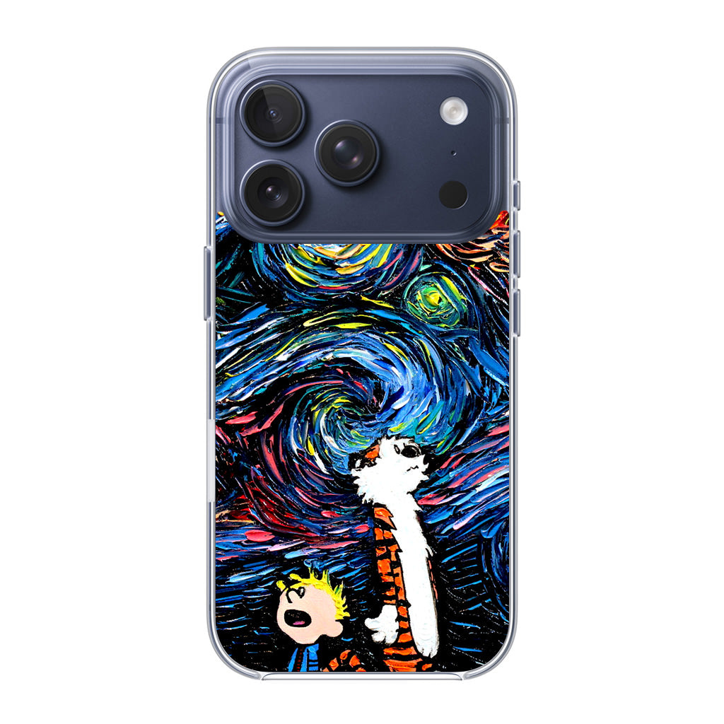 Calvin Art At Starry Night iPhone 17 Pro / 17 Pro Max Case