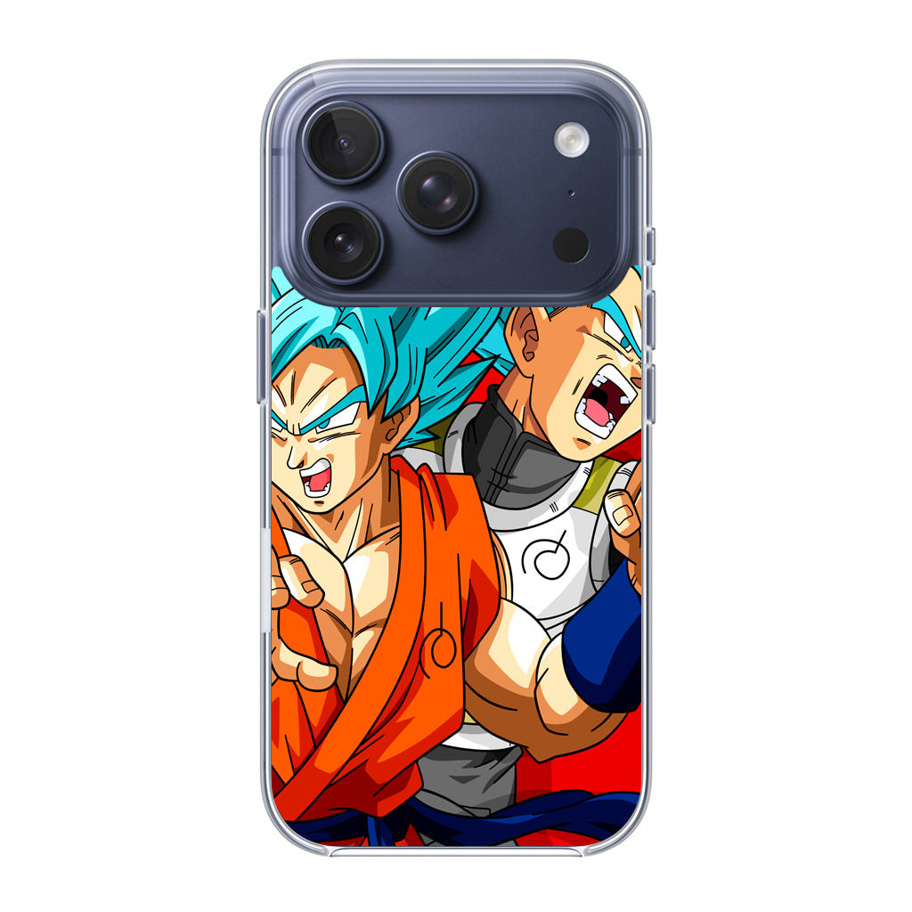 Dragon Ball Super SSGSS Goku And Vegeta iPhone 17 Pro / 17 Pro Max Case
