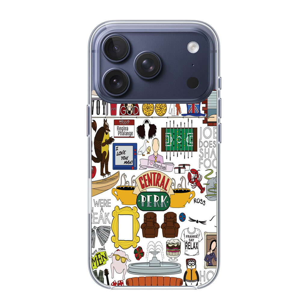 Friends TV Show Central Perk Sticker iPhone 17 Pro / 17 Pro Max Case