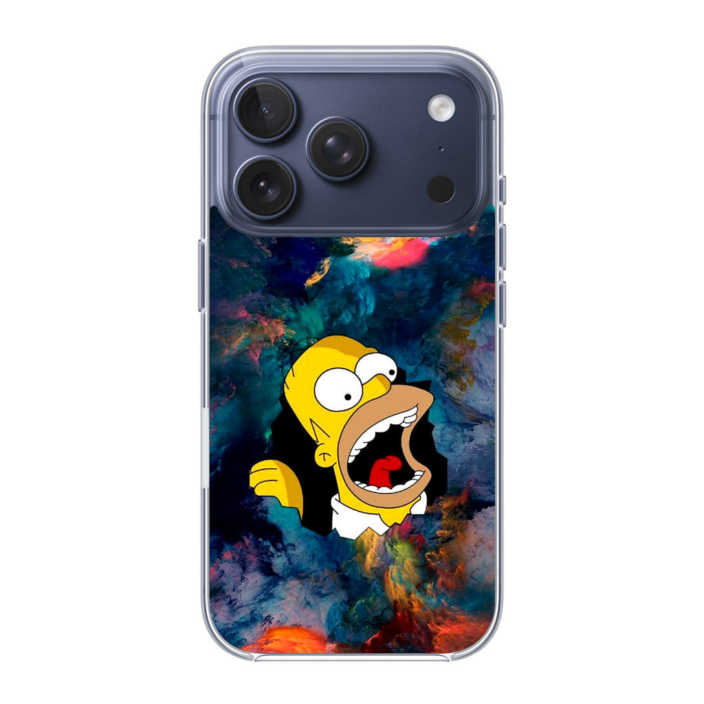 Homer Behind The Black Hole iPhone 17 Pro / 17 Pro Max Case